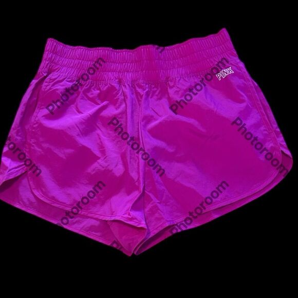 Victoria's Secret Pink Active Shorts 3" Water-Resistant Magenta, Medium, NWT - Picture 2 of 10
